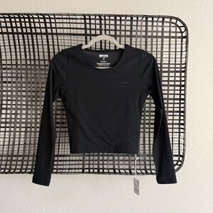 Abysse Poppler UV Protection Surf Rash Guard jet ribbed